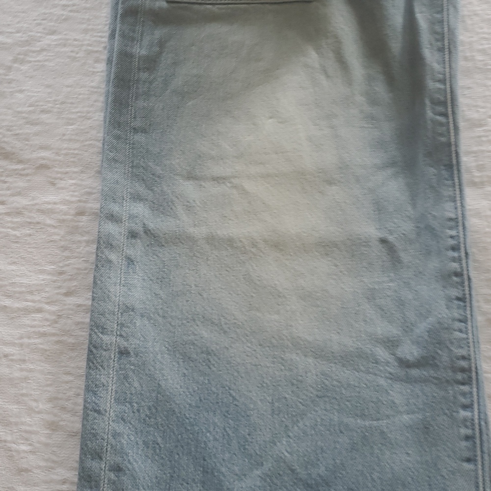 NWOT MOTHER THE QUARTET BREAKER SKIMP HIGH WAIST STRAIGHT LEG JEANS, SZ: 24 - Picture 9 of 16